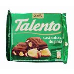 Chocolate Talento Garoto / Castanhas do Para 90g