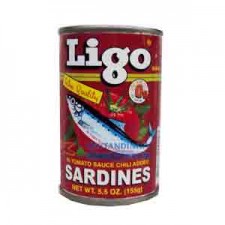 Sardines Tomato Sauce Chili Added Ligo (155g)