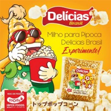 Milho de Pipoca Delicias Brasil (500g)