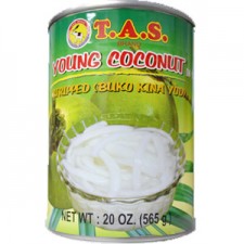 TAS Nata Coco Tiras (Young Coconut in syrup) (565g)